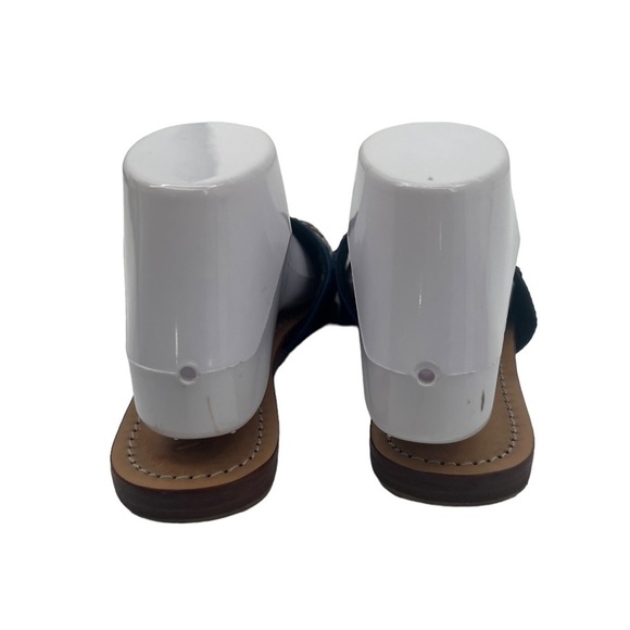 Mystique Blue Gold Silver Sequin Star Flip Flop Sandals Size 7 Women’s - Picture 9 of 10